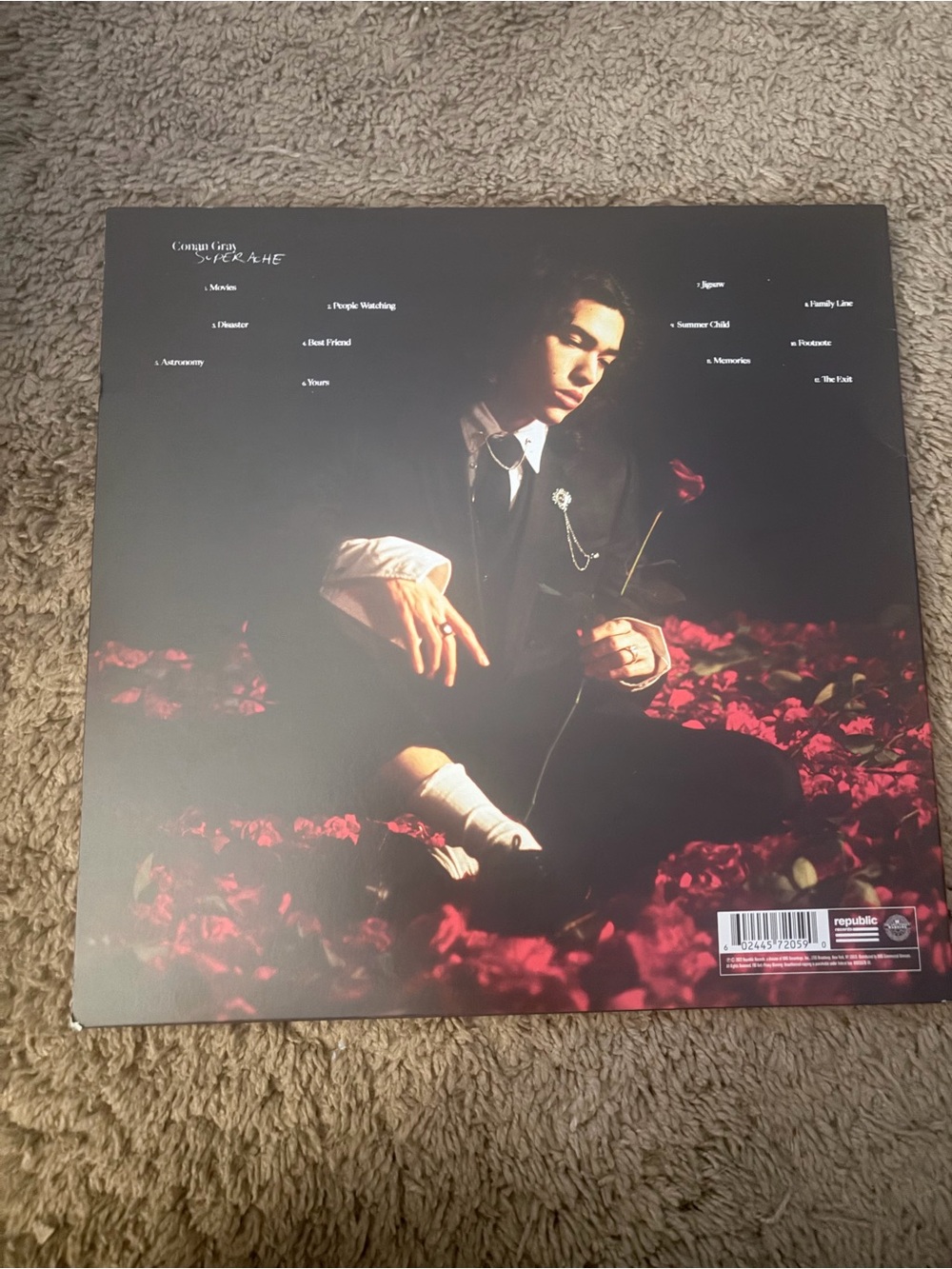Conan Gray Heartache Vinyl Record - Picture 2 of 3